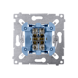 SP2M Przycisk podwójny zwierny (mechanizm) 10AX, 250V~, szybkozłącza