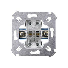 SW6/2M Łącznik schodowy podwójny (mechanizm) 10AX, 250V~, zaciski śrubowe