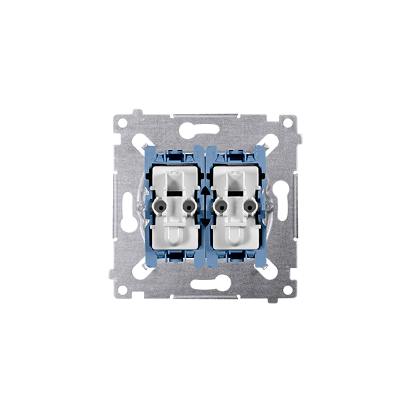 SW7/2XM Łącznik krzyżowy podwójny (mechanizm) 10AX, 250V~, szybkozłącza