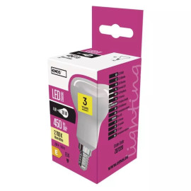 Żarówka LED E14 R50 - 4W (zamiennik 39W) 450lm - 230V 3000K (ciepło-biała) - ZQ7220 Emos
