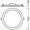 Oprawa downlight LED 18W 1530lm 4000K IP20 - DL SLIM DN210 18W/4000K WT IP20 Ledvance