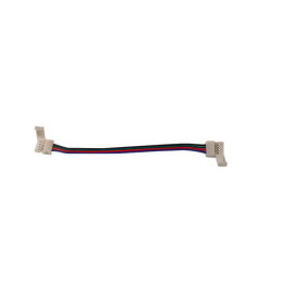 Szybkozłączka do taśm LED RGB 4pin-przewód-4pin 10mm IP20 ZB10-4PCP