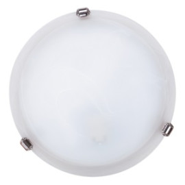 Plafon Alabastro E27 60W IP20,metal-szkło RABALUX