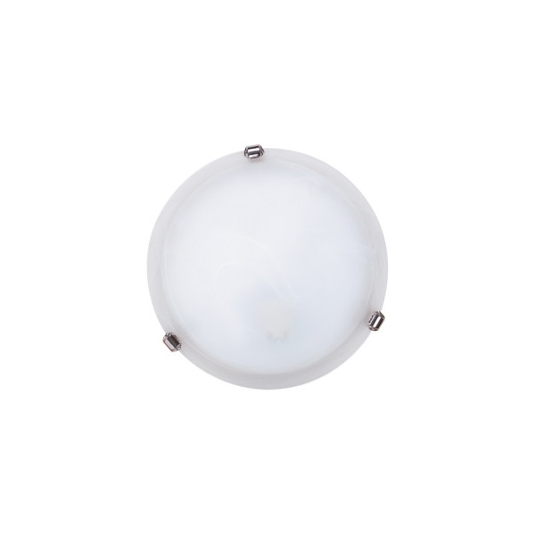 Plafon Alabastro E27 60W IP20,metal-szkło RABALUX