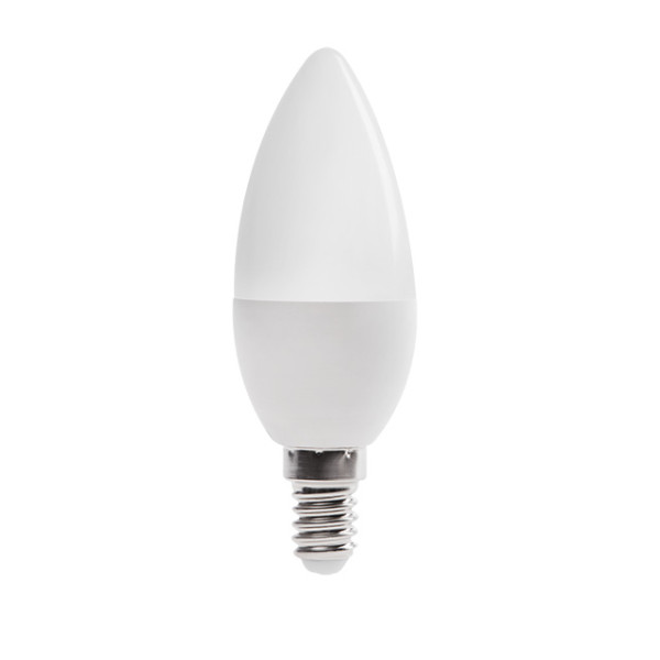 Żarówka LED E14 8W (zamiennik 55W) 800lm - świeczka 230V 3000K ciepło-biała