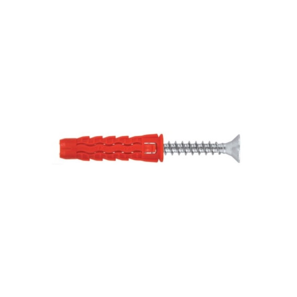 Kołek uniwersalny fi 5 z wkrętem 45mm z łbem stożkowym (opak. 200szt.) - SFXP-05025045 Wkręt-met