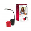 ELSA  lampa biurkowa LED 6W 400lm 4000K czarno-czerwona PX037E