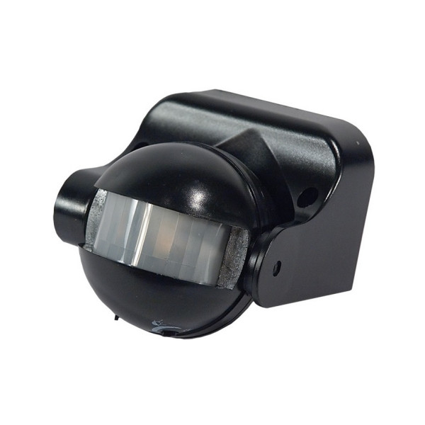 Czujnik ruchu 180st. - 1200W, IP44, zasięg 12m, czarny - B50-SES09BL Bemko
