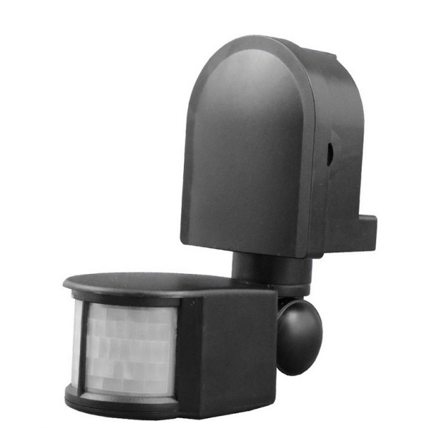 Czujnik ruchu 180st. - 1200W, IP44, zasięg 12m, czarny - B50-SES10BL Bemko