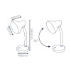 Lampa biurkowa E27 - SOFI zielona max. 40W 240V FN009 INQ