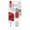 Zestaw lamp rowerowych (silikonowych) LED 3 tryby pracy, 2x2CR2032 - P3921 Emos