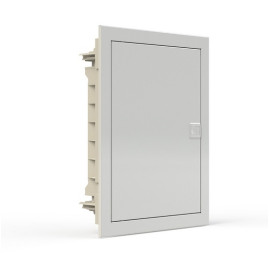 PMF 24 - Plast. obudowa instal.z drzwiami metalowymi, podtynk., IP40, 2 rzędy, 24 moduły