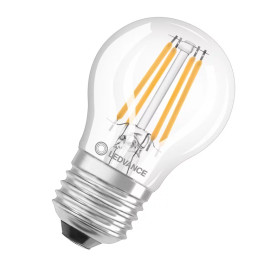 Żarówka LED E27 4,8W (zamiennik 40W) 470lm, ściemnialna, Ra95 - LED Classic P 40 Filament DIM CRI97 S 4.2W 927 Clear E27 ...