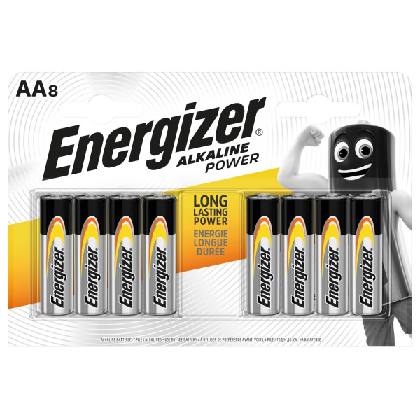 Bateria AA (LR6) alkaliczna 1,5V - ALKALINE POWER E91 Energizer (cena za blist.8 szt.)