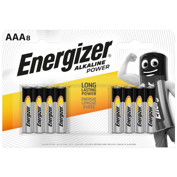 Bateria AAA (LR03) alkaliczna 1,5V - ALKALINE POWER E92 Energizer (cena za blist.8 szt.)