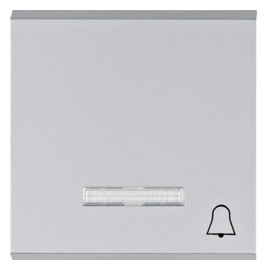 WL6112 lumina Klawisz kontrolny z symbolem „Dzwonek”, srebrny