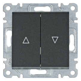 WL0313 lumina Łącznik żaluzjowy bistabilny, czarny