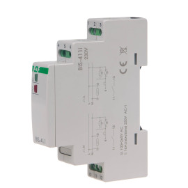 BIS-411-LED Przekaźnik bistabilny, na szynę DIN, z przekaźnikiem inrush 160A/20ms