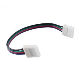 Szybkozłączka do taśm LED RGB 4pin-przewód-4pin 10mm  EC79633