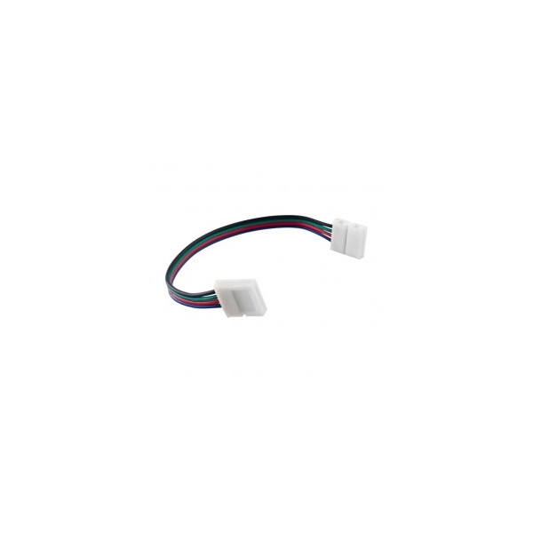 Szybkozłączka do taśm LED RGB 4pin-przewód-4pin 10mm  EC79633