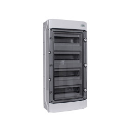 PHS 48T Plast. obudowa instal., natynk., IP65, 4 rzędy, 4x12 modułów