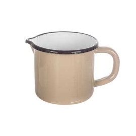 elopol kubek emal kremowy z dziobkiem  9cm , 0,5L ,  4 09/30+30 [894337]