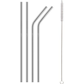Lamart rurki słomki do napojów metal  LT 7052 , inox , 21,5cm [286294]