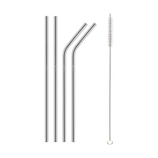 Lamart rurki słomki do napojów metal  LT 7052 , inox , 21,5cm [286294]