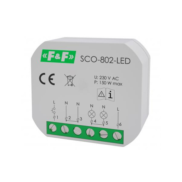 SCO-802-LED Ściemniacz oświetlenia 230V 150W
