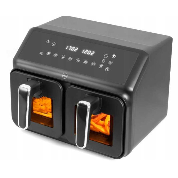 Frytownica beztłuszczowa DualCrisp, 2x4L, 80-200 st.C, 2200W - FR 210 Eldom