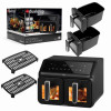Frytownica beztłuszczowa DualCrisp, 2x4L, 80-200 st.C, 2200W - FR 210 Eldom