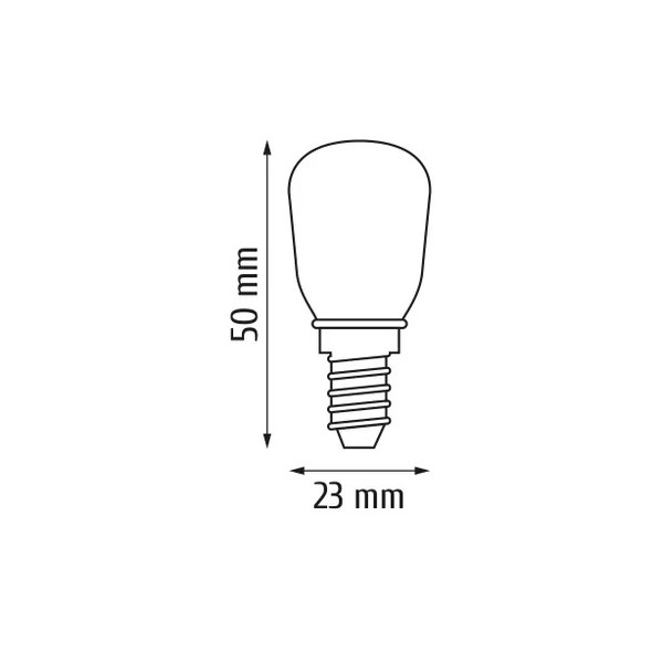 Żarówka LED E14 1,7W 140lm - T22 3000K (ciepło-biała) - LS110WW INQ