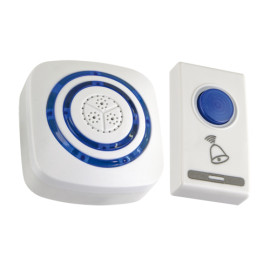 Dzwonek bezprzewodowy NUTKA 3V D (03893) -  dzwonek-bateria / przycisk-bateria