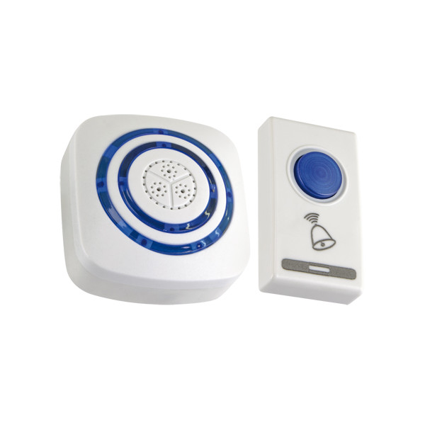 Dzwonek bezprzewodowy NUTKA 3V D (03893) -  dzwonek-bateria / przycisk-bateria