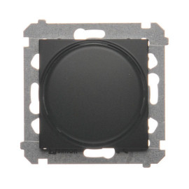 DS9L.01/49 Ściemniacz obrotowy do LED ściemnialnych 230 V (moduł) 2–250 W, czarny. Maksymalna ilość zródeł LED - 10 szt.