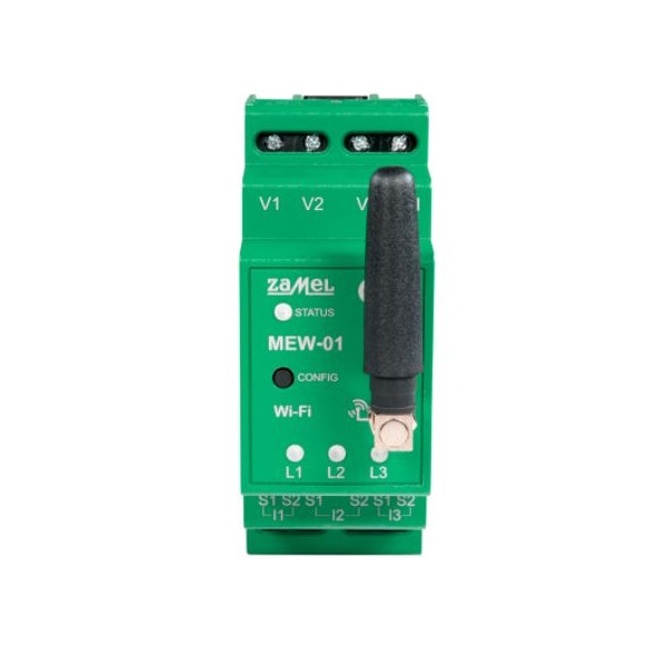 MEW-01 MONITOR ENERGII ELEKTRYCZNEJ 3F+N WI-FI SUPLA