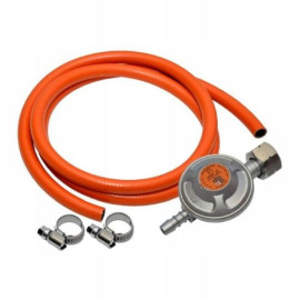 reduktor gazowy BRADAS RGA310 , 37mbar. , 1,5kg/h ,wąż 1m , opaski [418474]