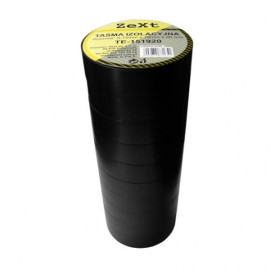 TAŚMA ELEKTROIZOLACYJNA PVC (kpl. 10 szt.) 19mm x 10m CZARNA  A13-TE-131910
