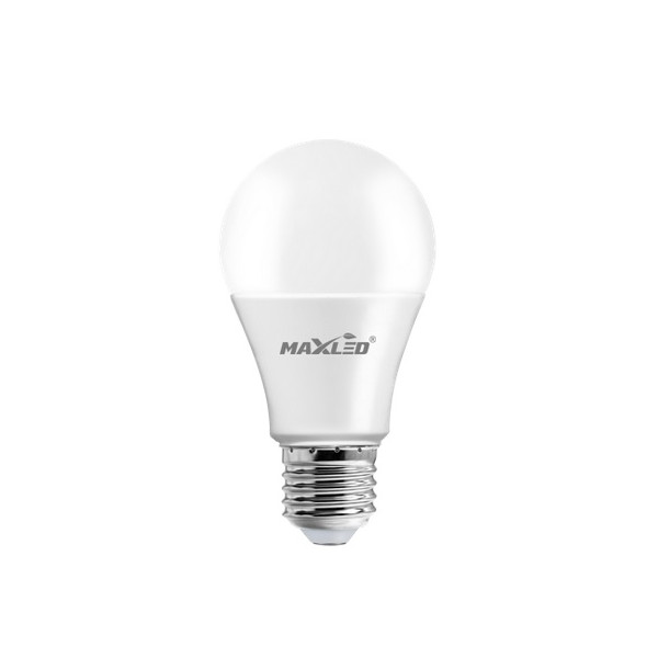 Żarówka LED E27 8,5W (zamiennik 60W) 806lm - A60 230V 3000K (ciepło-biała) - Maxled