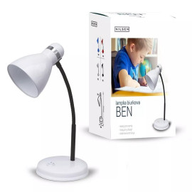 Lampa biurkowa E27 biała - BEN