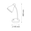 Lampa biurkowa E27 biała - BEN