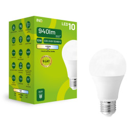 Żarówka LED A60 E27 10W 940lm 4000K INQ ELA034NW