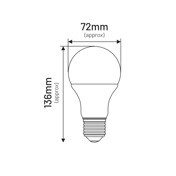 Żarówka LED A70 E27 17W 1710lm 3000K INQ ELA064WW