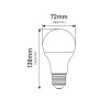 Żarówka LED A70 E27 17W 1710lm 4000K INQ ELA064NW