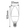 Żarówka LED C37 E14 7W ŚWIECA 600LM 4000K INQ ELB044NW