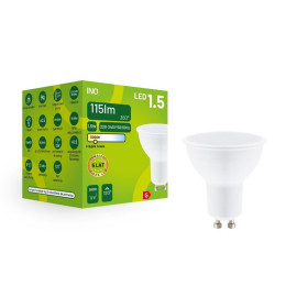 Żarówka LED MR16 GU10 1,5W 115lm 3000K INQ MR006WW