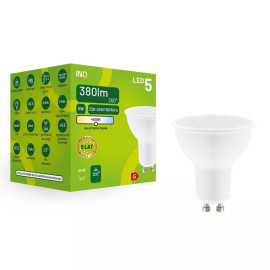 Żarówka LED MR16 GU10 5W 380lm neutralna-biała INQ MR024NW