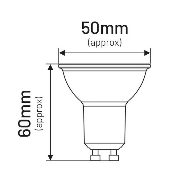 Żarówka LED MR16 GU10 6W 490lm 4000K INQ MR034NW