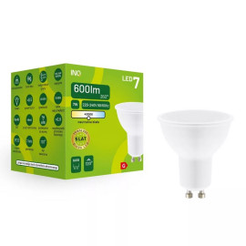 Żarówka LED MR16 GU10 7W 600lm neutralna-biała MR035NW INQ