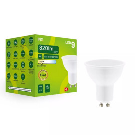 Żarówka LED MR16 GU10 9W 820lm ciepło-biała MR036WW INQ